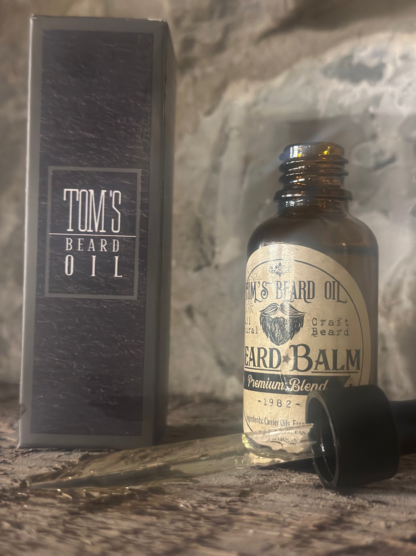 TOM’S BEARD OIL-1982-