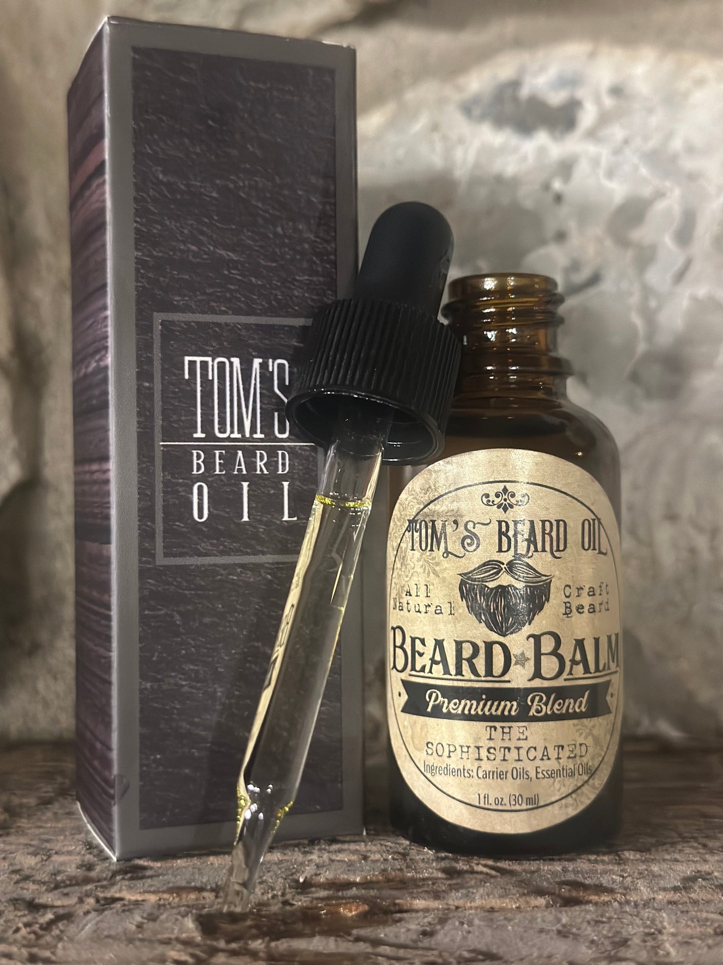 TOM’S BEARD OIL- THE SOPHISTICATED-