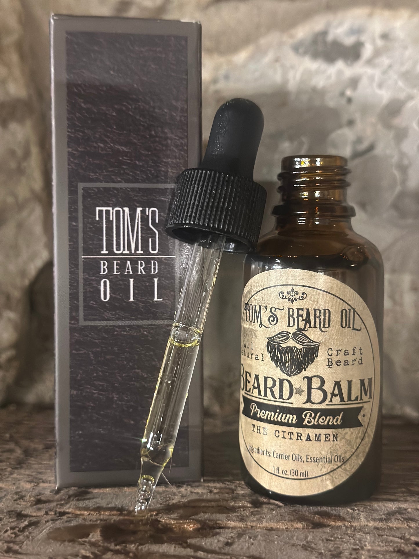 TOM’S BEARD OIL-THE CITRAMEN-
