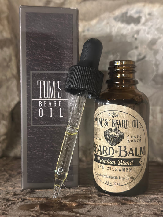 TOM’S BEARD OIL-THE CITRAMEN-