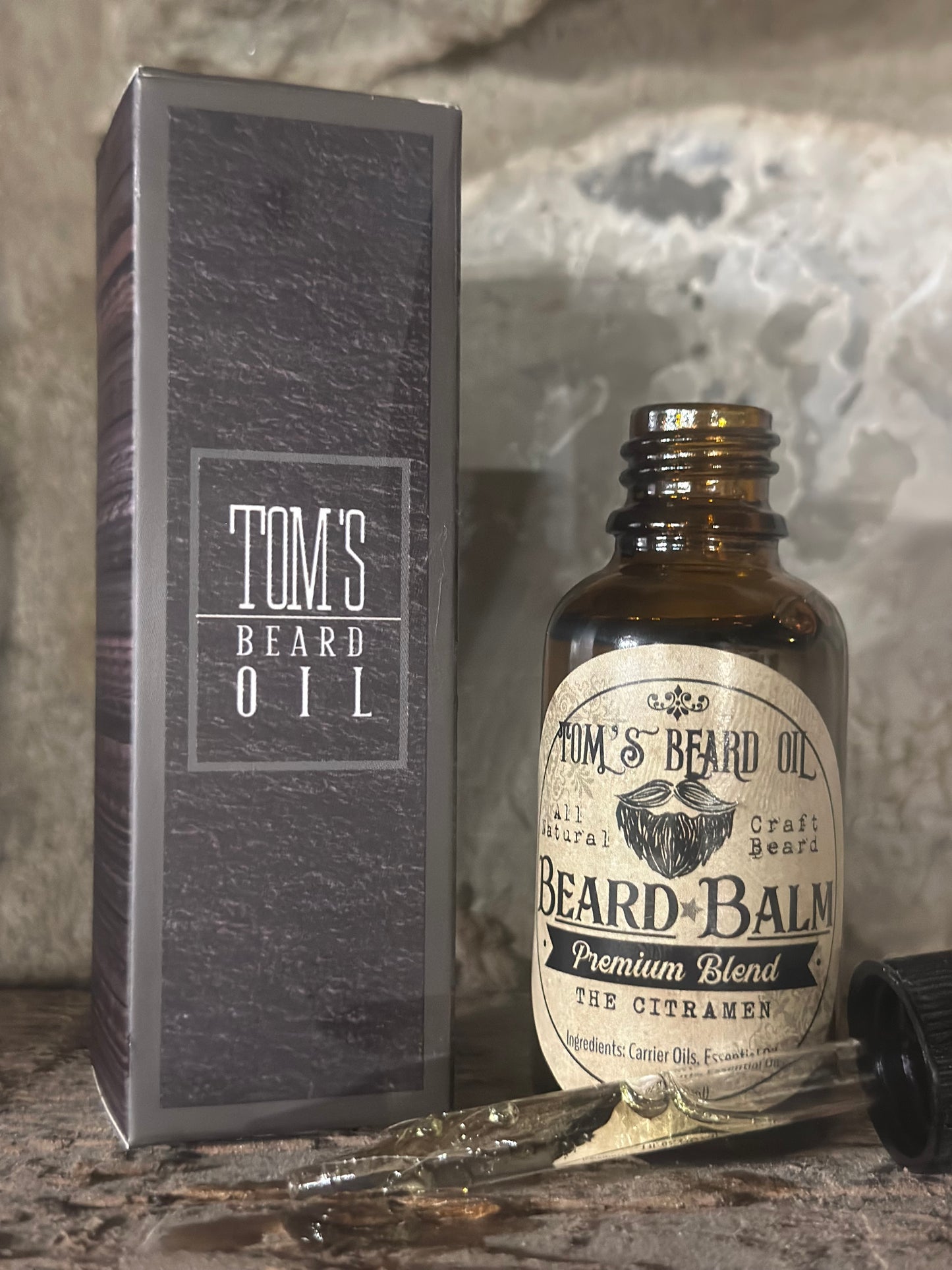 TOM’S BEARD OIL-THE CITRAMEN-