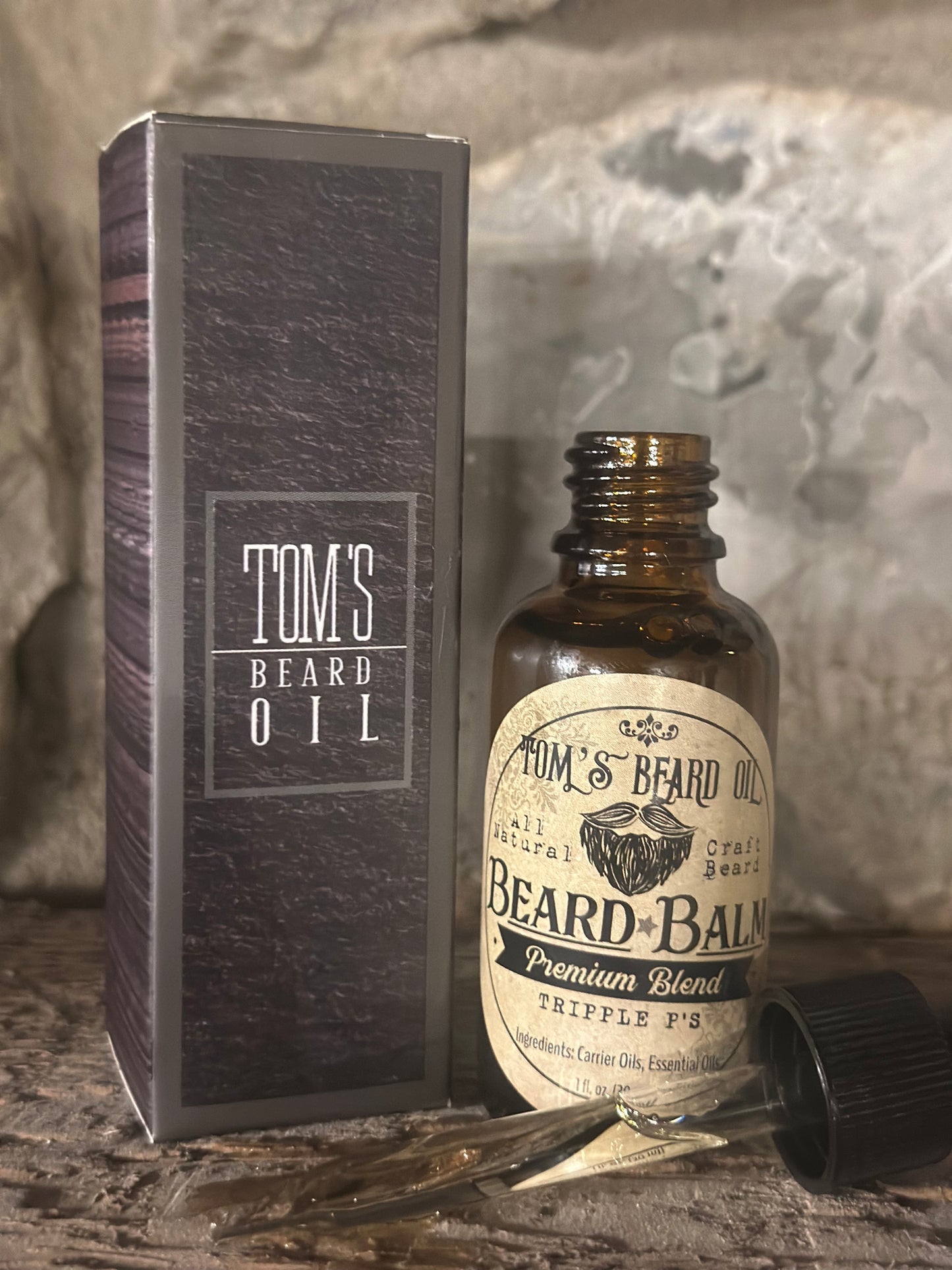 TOM’S BEARD OIL-TRIPPLE P’S-