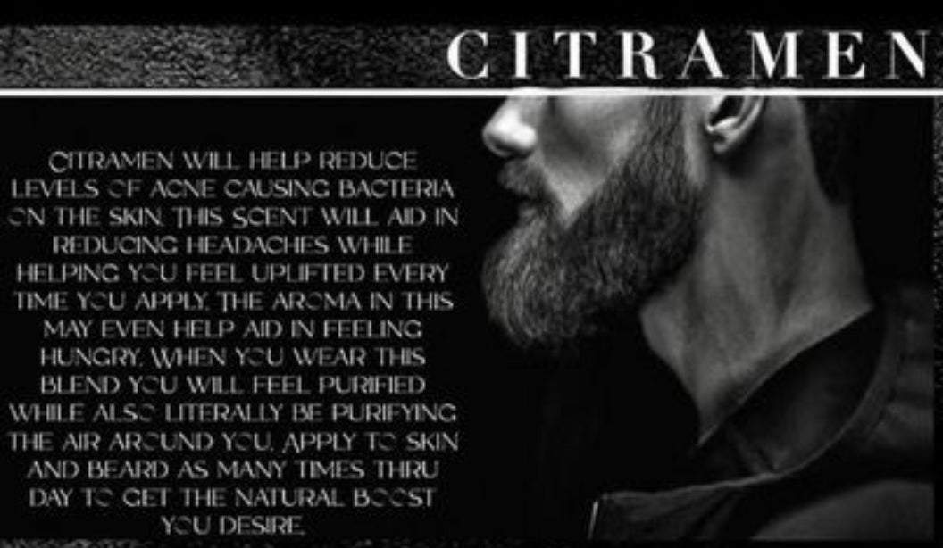 TOM’S BEARD OIL-THE CITRAMEN-