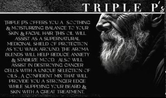 TOM’S BEARD OIL-TRIPPLE P’S-