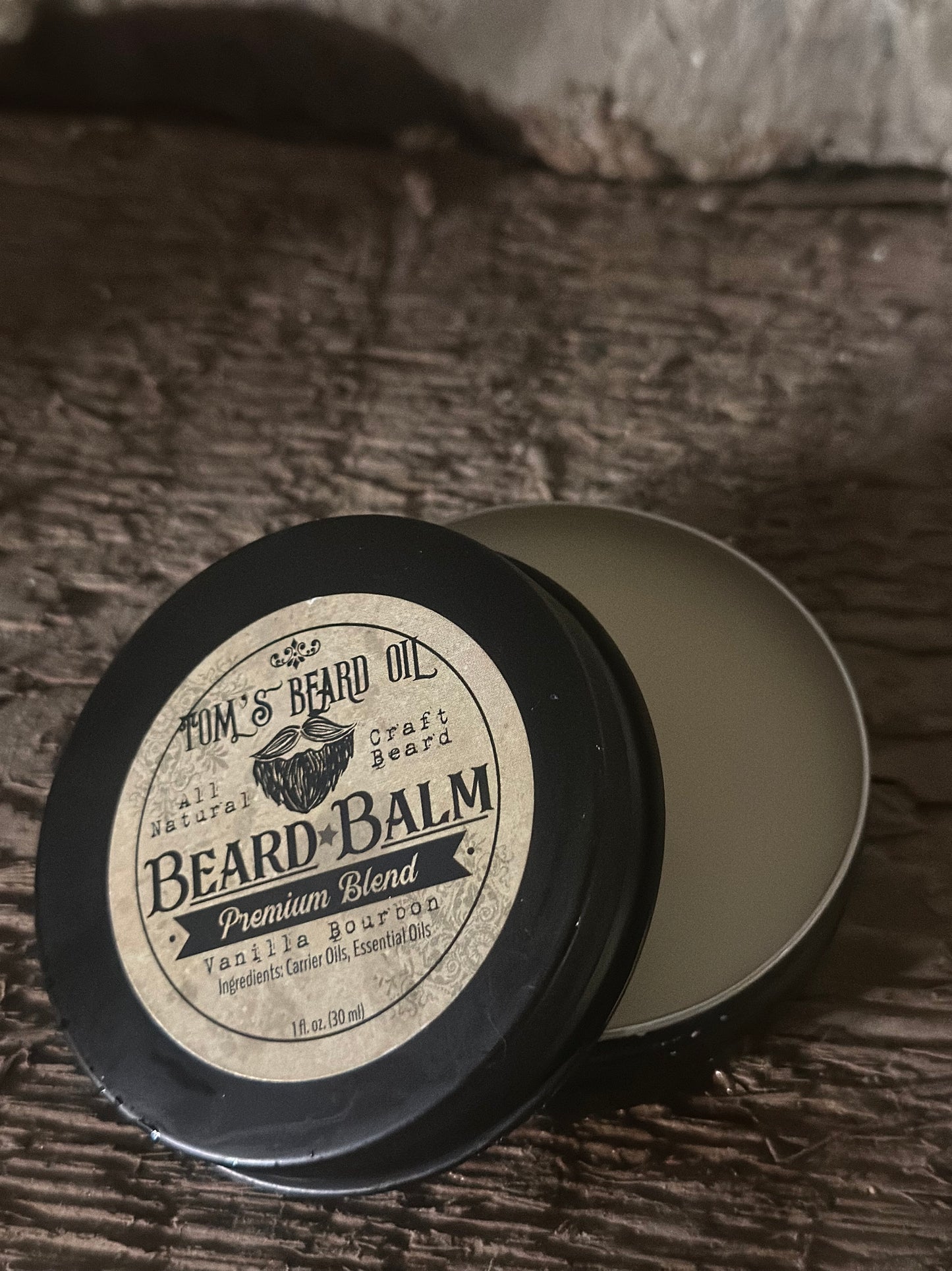 TOM’S BEARD BALM-VANILLA BOURBON