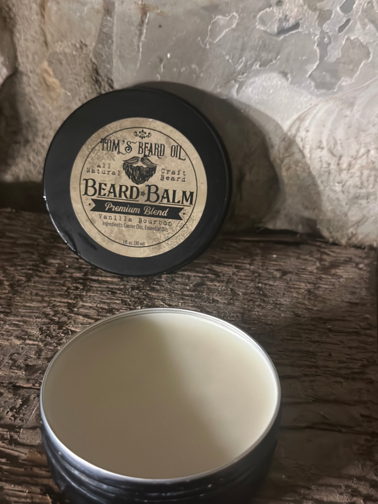 TOM’S BEARD BALM-VANILLA BOURBON